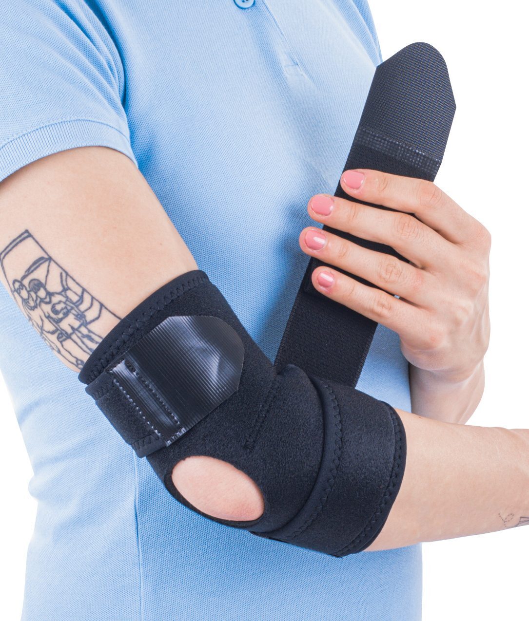 Triasport Elbisport Aktiv opornica za komolec z elastično oporo, SRT245, univerzalna velikost