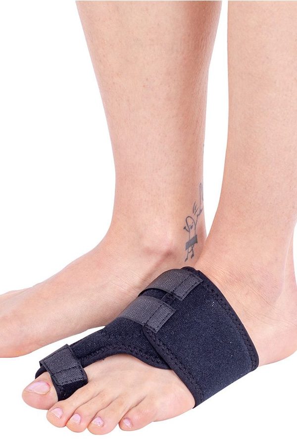 Ortoza za Hallux valgus Triasport Hallufix, SRT301, univerzalna velikost, črna, leva